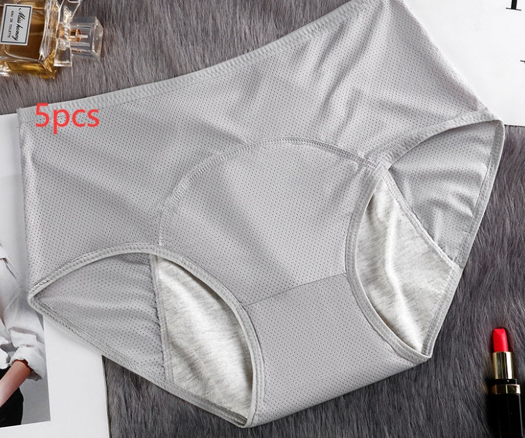 5PCS Menstrual Underwear Women Leak Proof Panties 5p