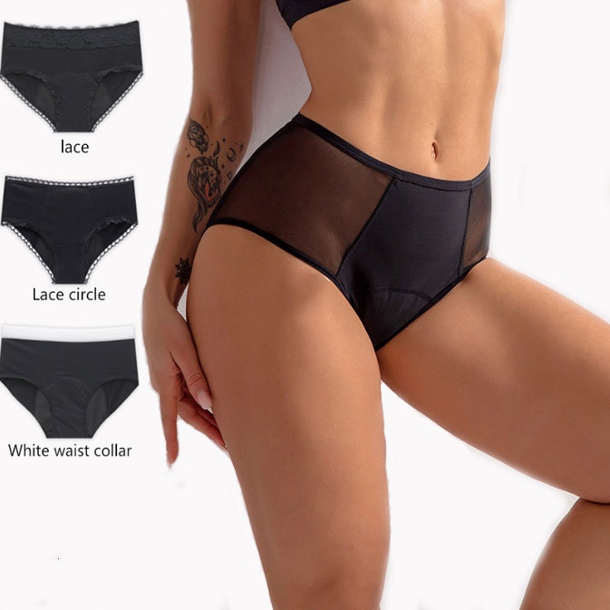 Leak Proof Menstrual Panties noir uniqmene