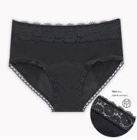 Leak Proof Menstrual Panties noir uniqmene