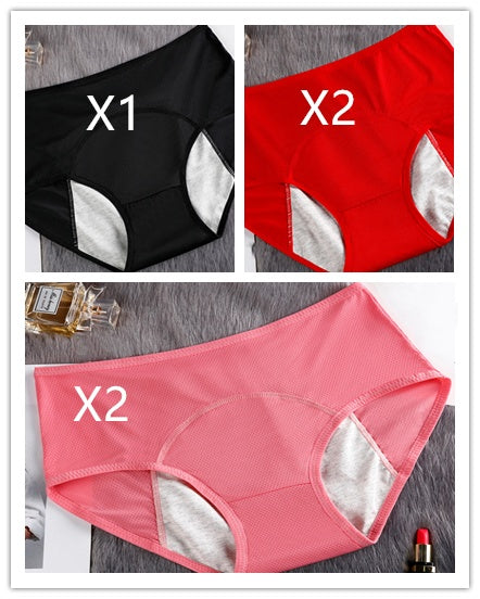 5PCS Menstrual Underwear Women Leak Proof Panties 5p