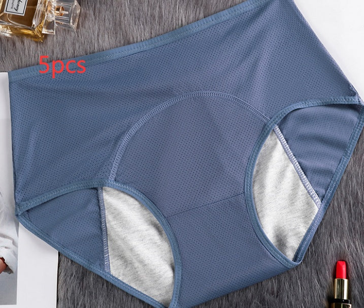 5PCS Menstrual Underwear Women Leak Proof Panties 5p